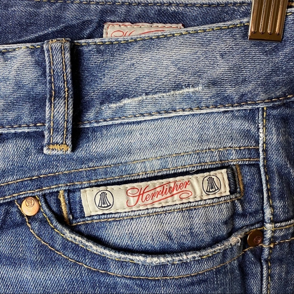 Blaustoff Herrlicher crop Jeans~26/32 - Picture 2 of 10